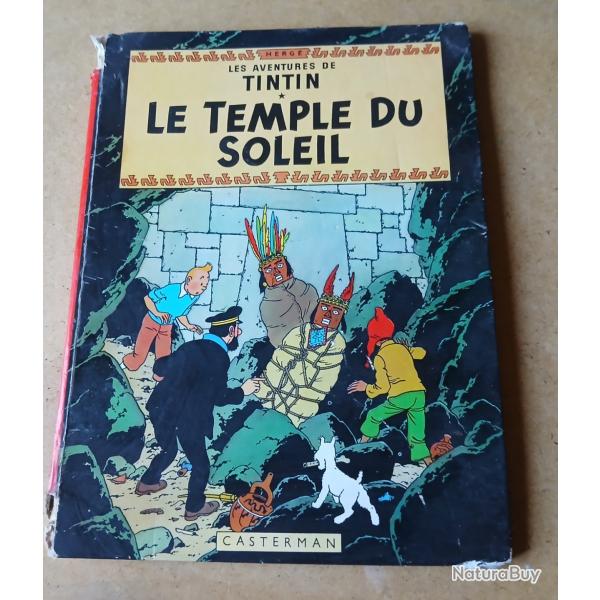 ALBUM TINTIN LE TEMPLE DU SOLEIL