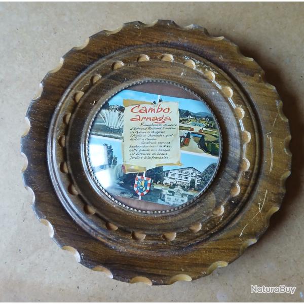 ASSIETTE DCO MURALE EN BOIS CAMBO ARNAGA