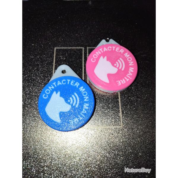 M�daille chien connect�