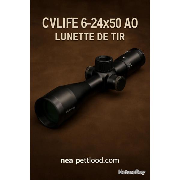 CVLIFE 6-24x50 AO Lunette de Tir Livraison Offerte