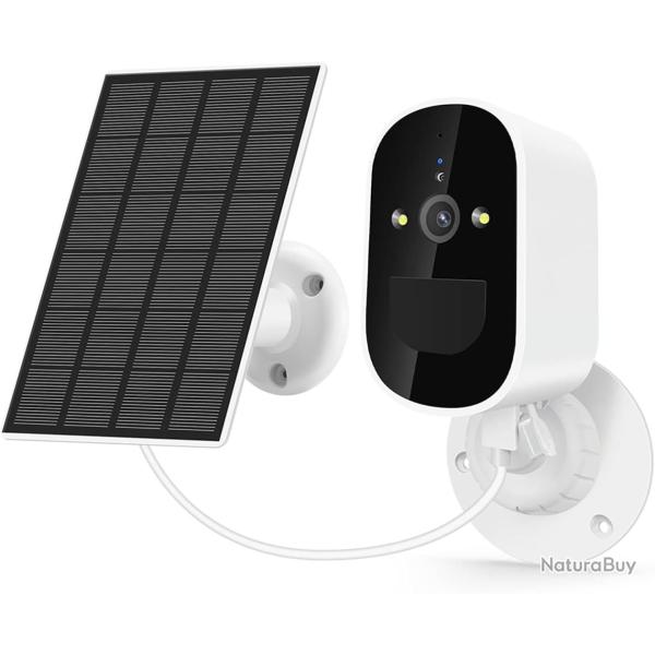 CAM�RA DE SURVEILLANCE ET INTERPHONE SOLAIRE WIFI - LIVRAISON GRATUITE