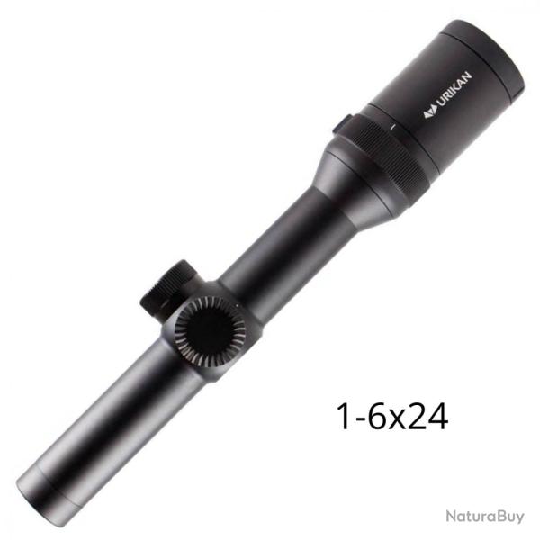 LUNETTE URIKAN PREDATOR 1-6X24 RET 4 LUMINEUX