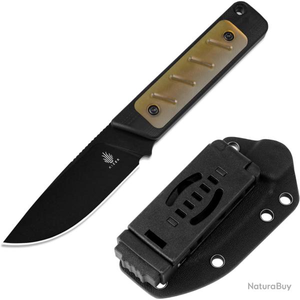 Couteau Kizer Smolt Lame Acier D2 Manche G10/Ultem (PEI) �tui Kydex KI1063A4