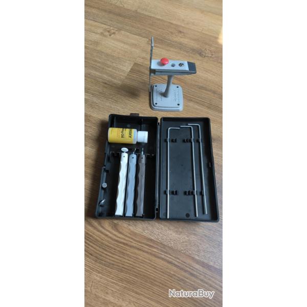 KIT D'AIGUISAGE LANSKY NATURAL ARKANSAS avec le pied