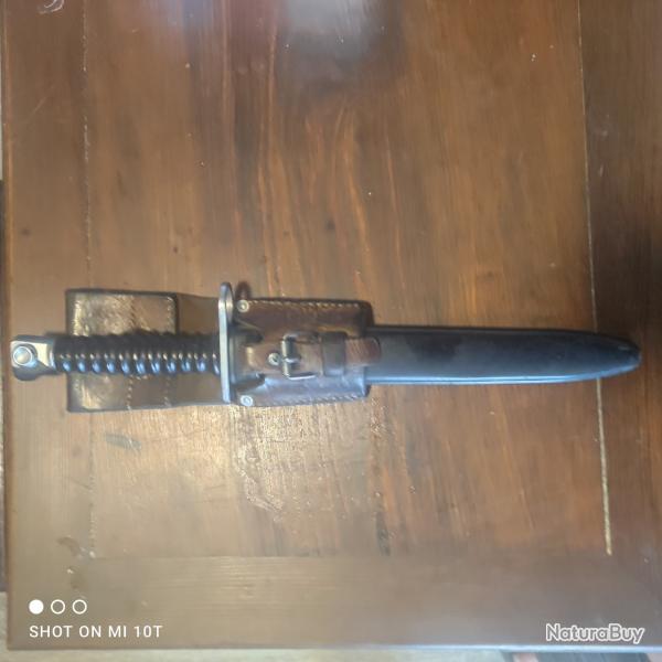 Ba�onnette Suisse avec son cuir