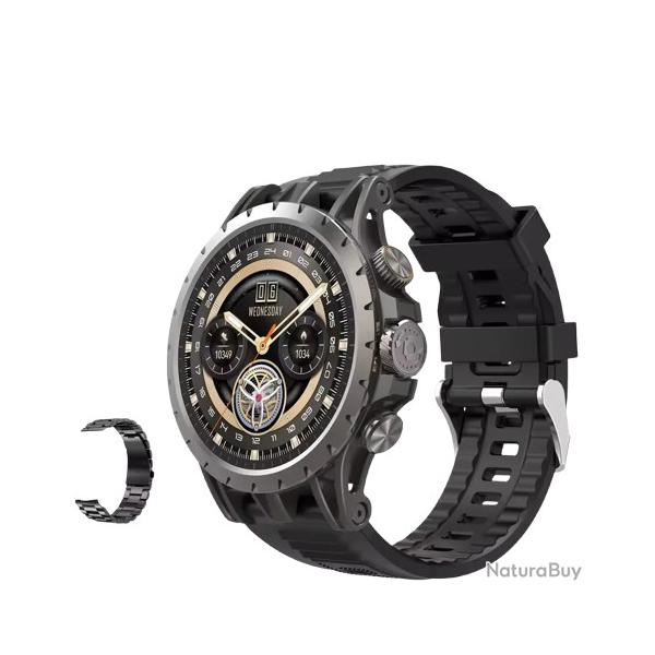 Montre connecte 4G Android 2025 GPS AMOLED 3GB+32GB SIM camra 180 appels sport WiFi NFC +Bracelet