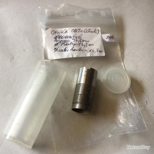 VENDU PAR LE-CUIRASSIER CHOKE BROWNING CALIBRE 20 ( 2 TRAITS )