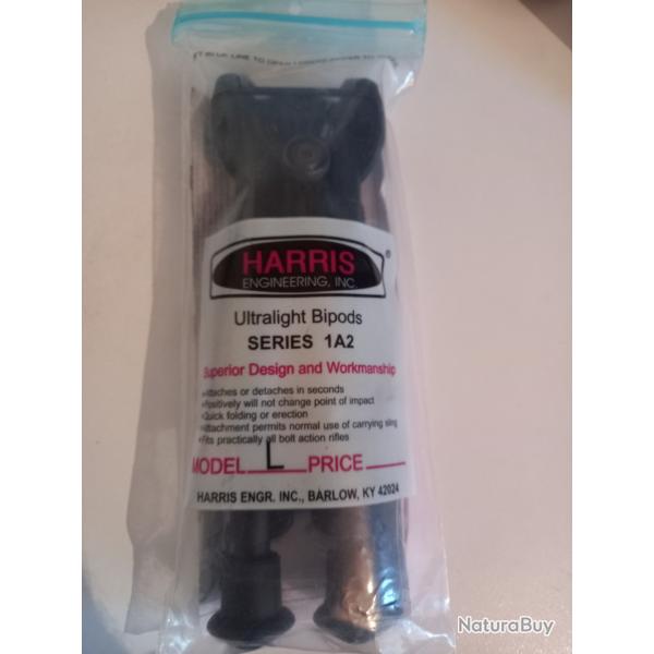 Bipied HARRIS 2 positions, Ultralight, model 1A2 L