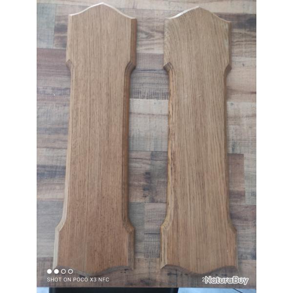 Lot de 2 pieds d'honneur cerf