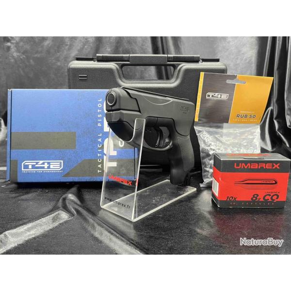 MEGA PROMO - Pack prt  tirer - T4E TP50 C - 11 joules - (100 Munitions + 10X capsules CO2 + Mallet