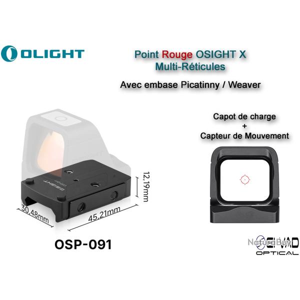 Point Rouge Olight OSIGHT X - Multi-R�ticules avec Montage