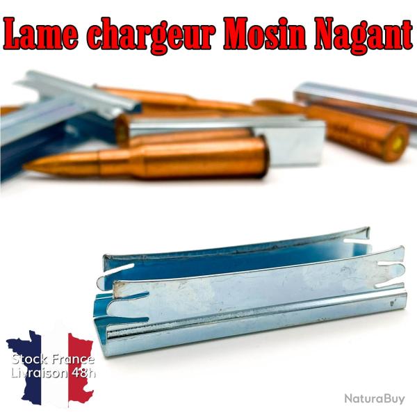 Clip lame chargeur pour Mosin Nagant 7,62x54r - Stock France