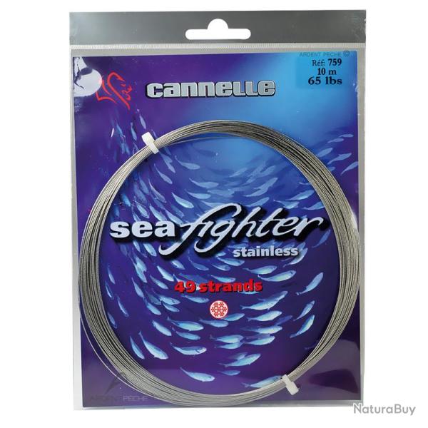 Cable acier CANNELLE seafighter 49 brins 275lbs