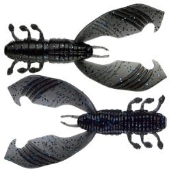 Leurre souple GUNKI Boogie craw vib 90 Black blue flk