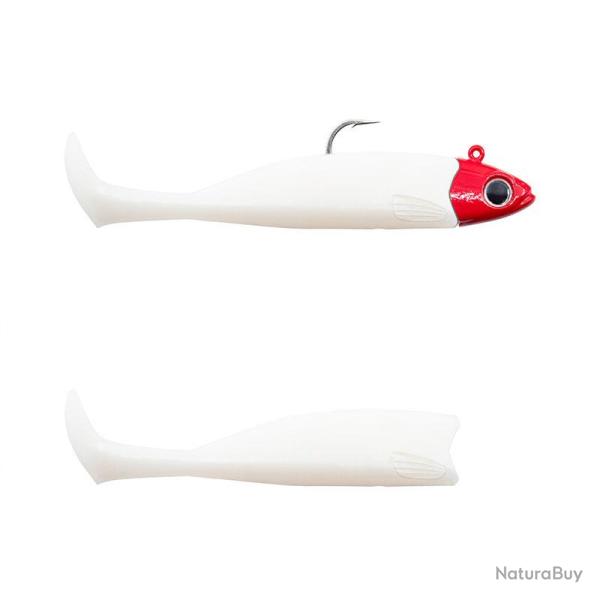Leurre souple FIIISH Master shad combo 100 Medium / 15g / White coco - red head