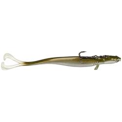 Leurre souple LMAB Drunk shooter 20cm Silver olive