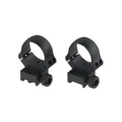 Anneaux de montage Recknagel 44034-1000 - Diam&egrave;tre 34 mm, Hauteur 19 mm, pour rail Dovetail 16 mm