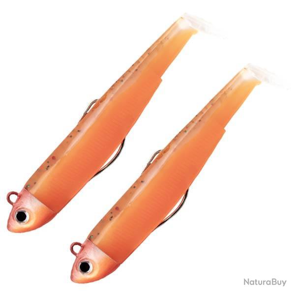 Double Combo Black Minnow 90 Off Shore - 9cm - 10g - Orange Glow