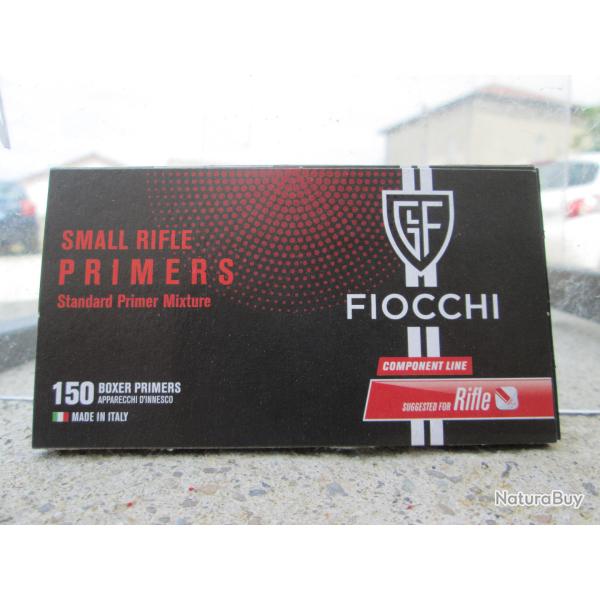 150 Amorces en Small Rifle de Fiocchi