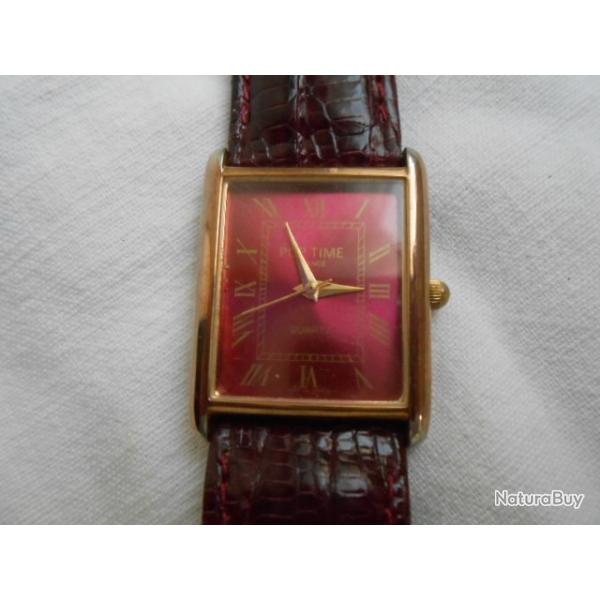 belle tank pop time (fa�on tank cartier ) mixte , quartz