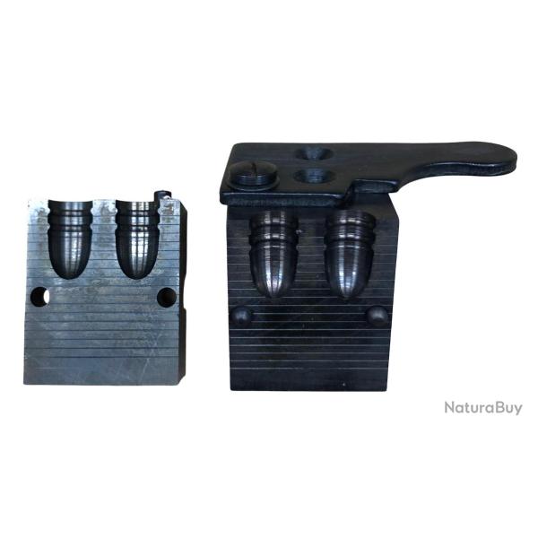 LYMAN - MOULE A BALLE - Cal: 38/357 (.358") RN BB - 145 Gr -2 CAVITE - PISTOL