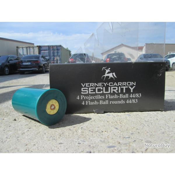 4 cartouches FLASH BALL 44/83 de VERNEY CARRON
