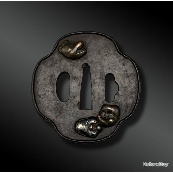 TSUBA Mokko Gata - Japon - P�riode Edo (1603-1868)