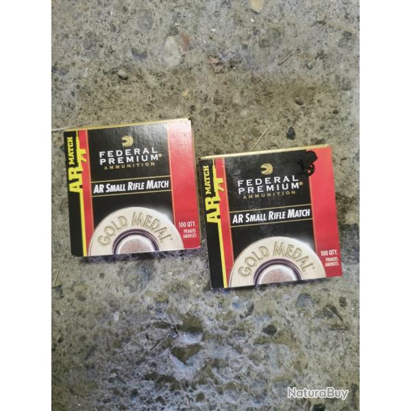 Amorce federal small rifle match