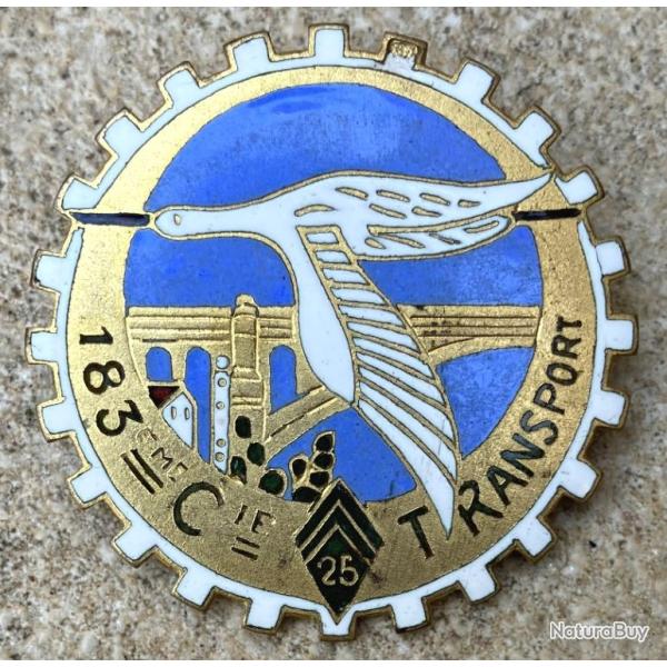 183 - 25� Compagnie de Transport, �mail, dos lisse(�)