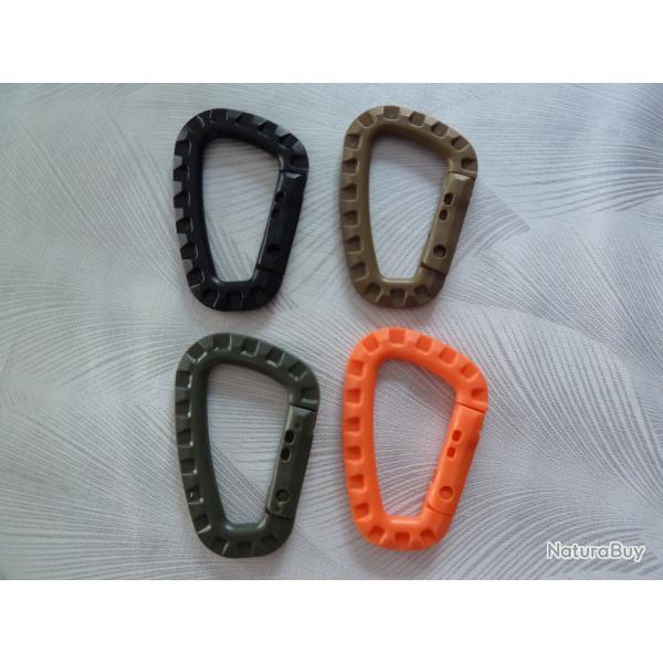 mousqueton tactique (lot de 4)