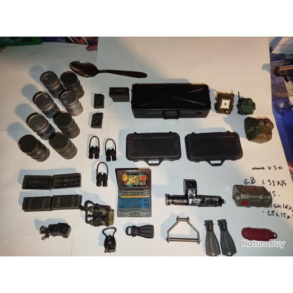 Lot de 30 Accessoires pour Figurines