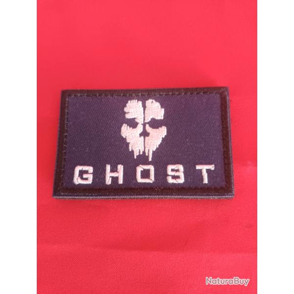Patch �cusson ghost brod� scratch Diam�tre 8/5cm