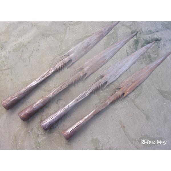 4 pointes de lance africaines