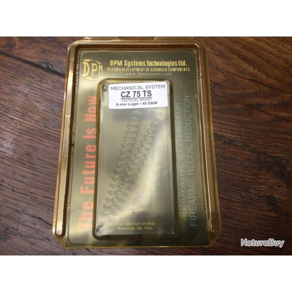 Mechanical systme CZ 75 TS tactical sport 9mm Luger/40 S&W 2 ressorts