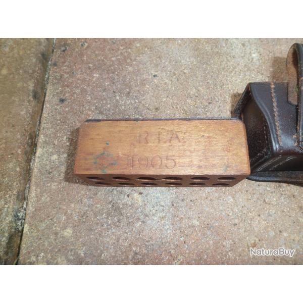 HOLSTER  POUR  COLT  TYPE 1895 AVEC SA CARTOUCHIERE