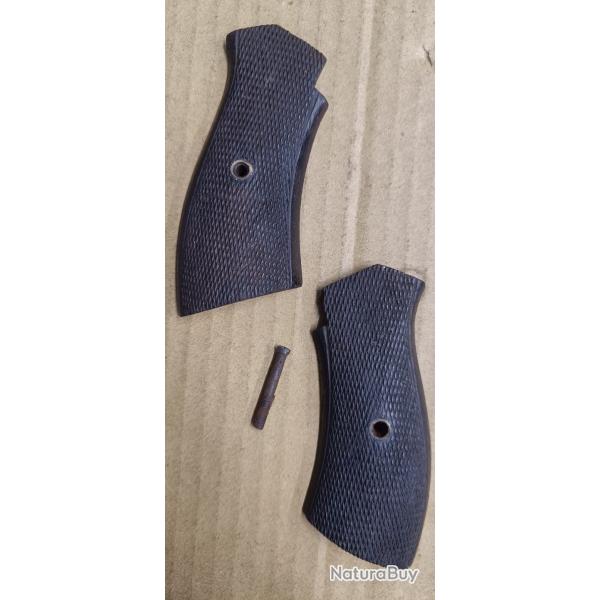plaquettes poign�e pour revolver type bulldog velodog lefaucheux... (2098)