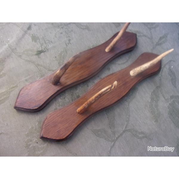 ratelier porte-fusil en cornes 40 cm