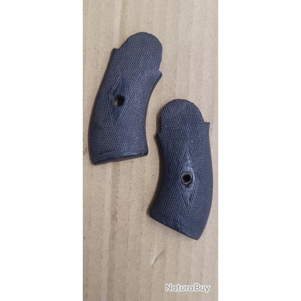 plaquettes poign�e pour revolver type bulldog velodog lefaucheux... (2096)
