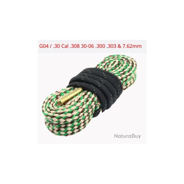 Nettoyeur d'al�sage de pistolet de chasse .30 Cal .308 30-06 .300 .303 & 7.62mm