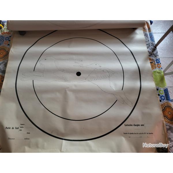 Lot de 50 cibles 90x90 tir fusil  a 25m