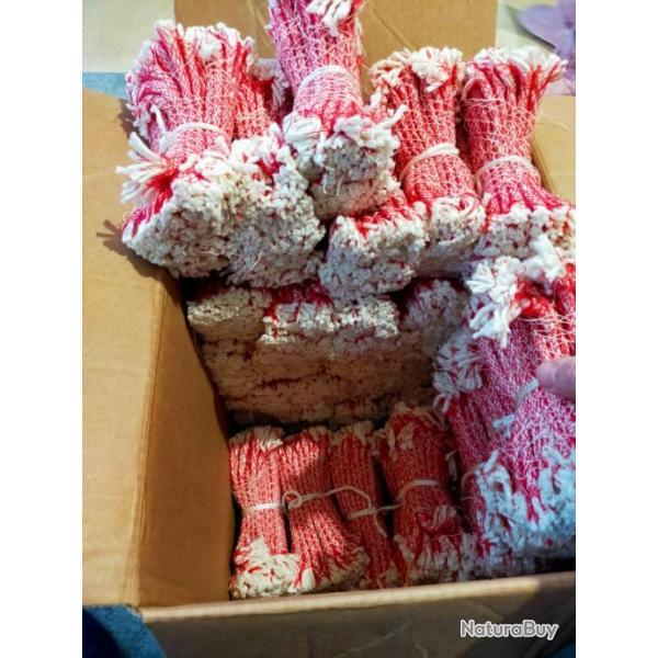 Lot de 8000 mches de nettoyage NETARM cal. 5.5 a 6.5 mm prix de gros