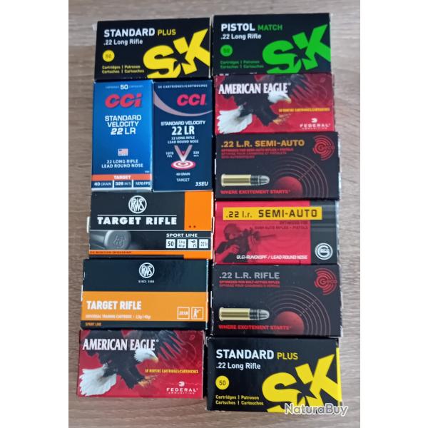 Cartouches 22 lr