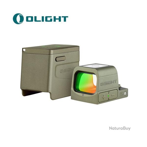 Olight Osight S - Viseur point rouge de 2 MOA et cercle de 32 MOA - Olive