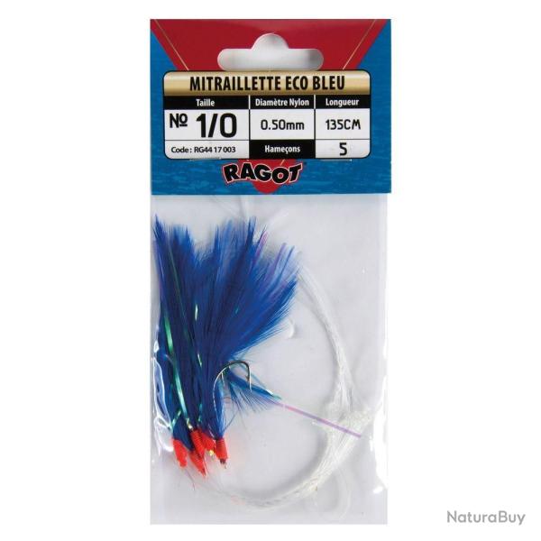 Mitraillette Eco 135cm 1/0 Bleu