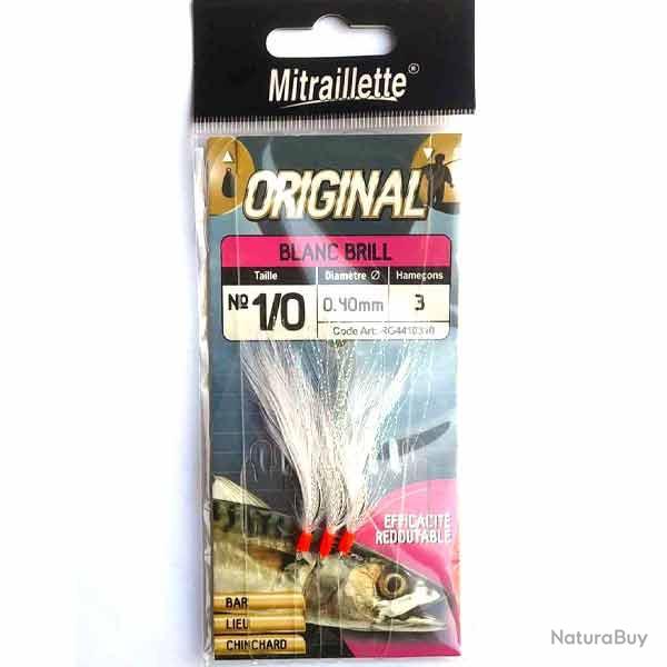 Mitraillette Original 3 Hame�ons 1/0 Blanc Brill