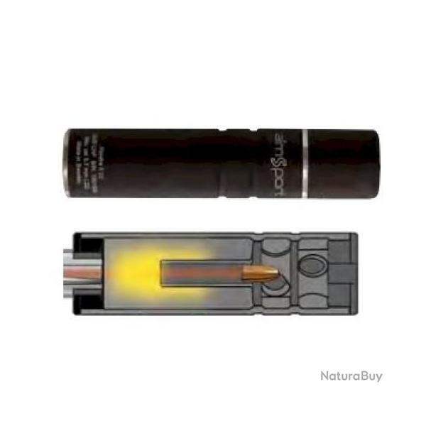 Silencieux r�ducteur de son Aimsport AIMZONIC RIMFIRE II cal.22lr 1/2"x28 unef