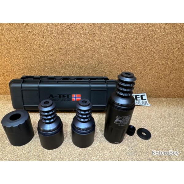 MODERATEUR A-TEC H3-3 CAL.30 - Bague de filetage A-Lock Mini  filetage au choix