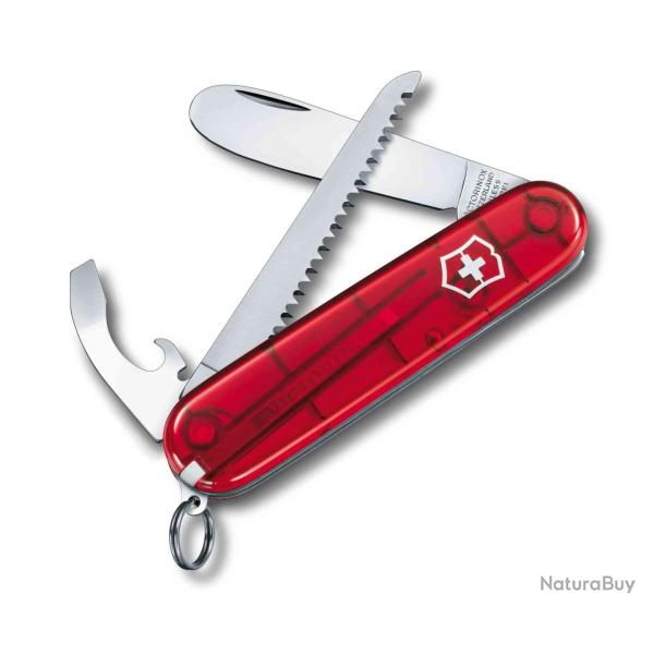 Victorinox 0.2373.T My First Victorinox, 84 Mm, Rouge Transparent