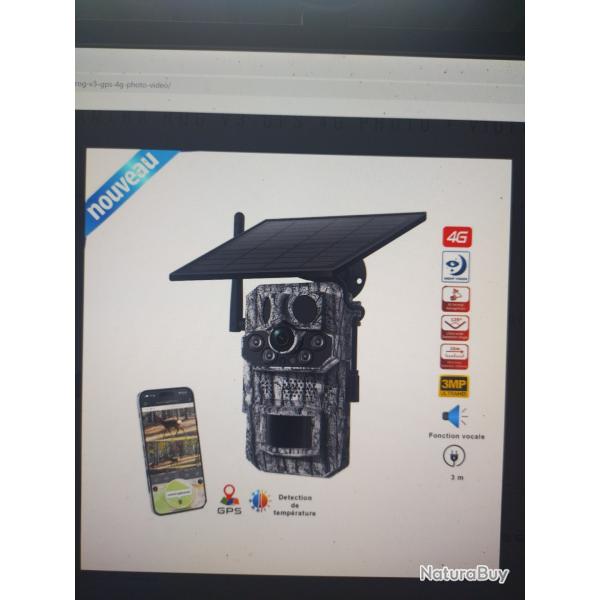 Camra rog v3 gps 4g photo + vido rog hunting