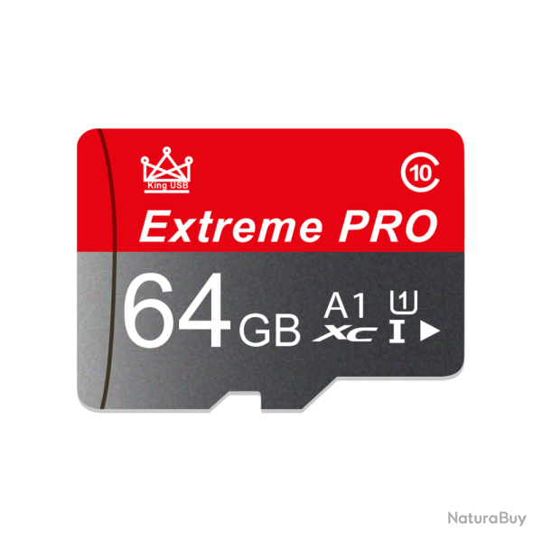Carte mmoire 64GB High Speed Micro SD
